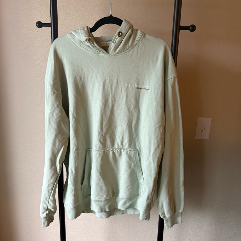 Scotch & Soda Light Green Hoodie - Picture 2 of 4